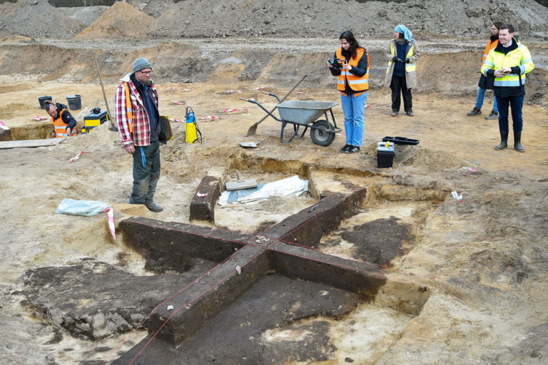 Archäologische Ausgrabungen auf Northvolt-Gelände