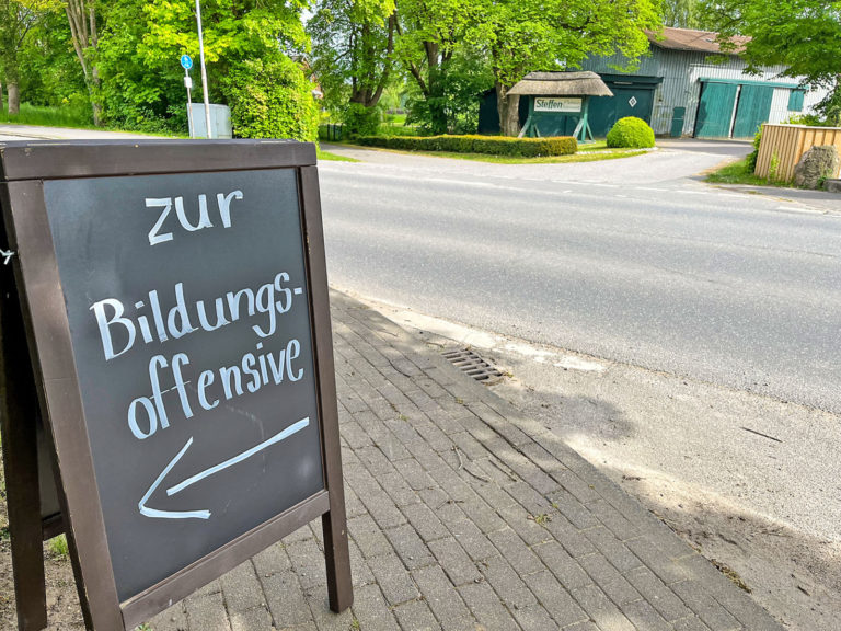 Kurs Richtung Klassenzimmer
