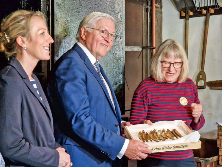 Bundespräsident Frank-Walter Steinmeier zu Besuch in Eckernförde