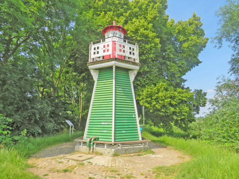 Der kleinste Leuchtturm Hamburgs
