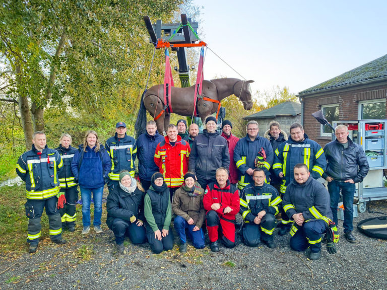 Training für technische Großtierrettung