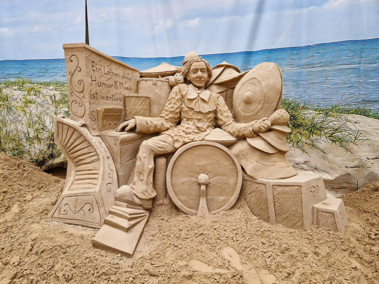 Manege frei und willkommen im Zirkuszauber aus Sand