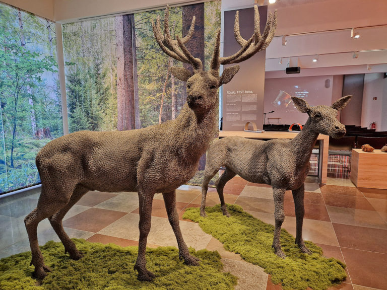 Drahtige Wildtiere erobern das Eisenkunstguss Museum
