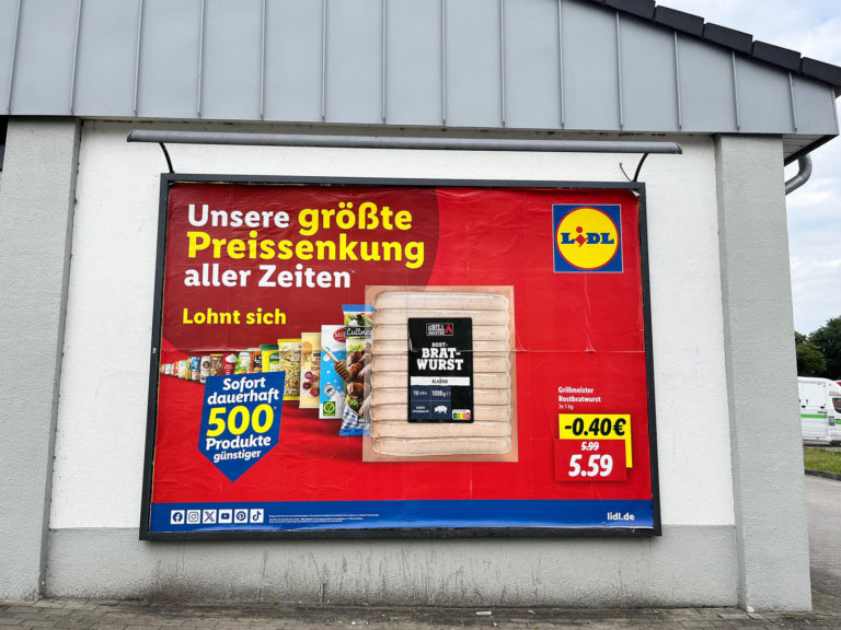 Duell der Discounter – ein fallendes Messer für die Landwirtschaft