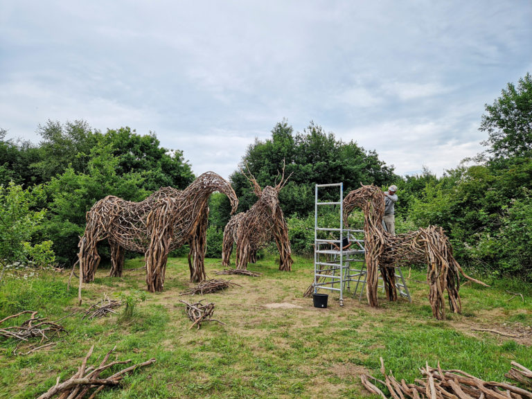 Landschaftskunst im Steinzeitpark