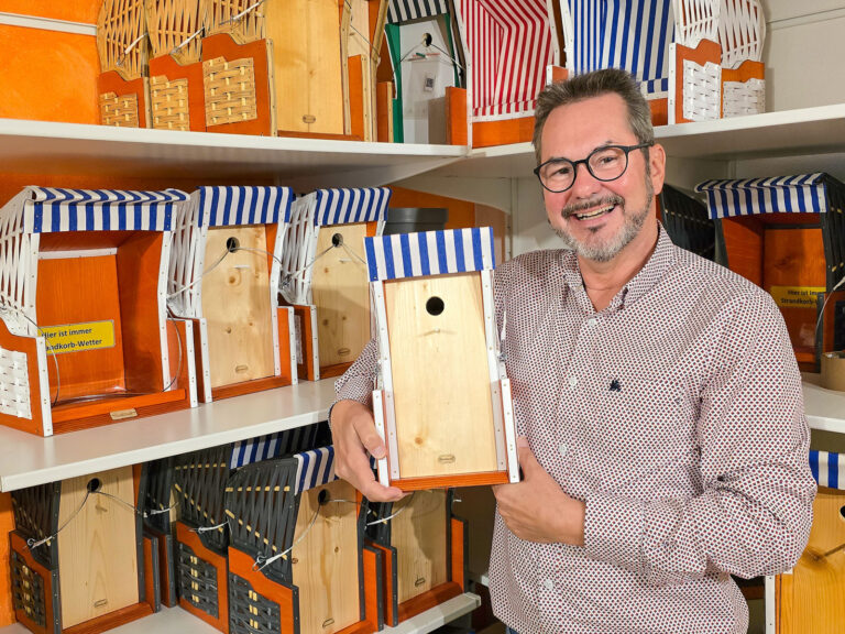 Bei Andreas Zahn ist immer Strandkorbwetter