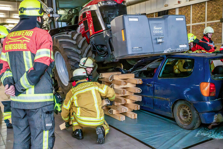 Training für Unfälle mit landwirtschaftlichen Maschinen