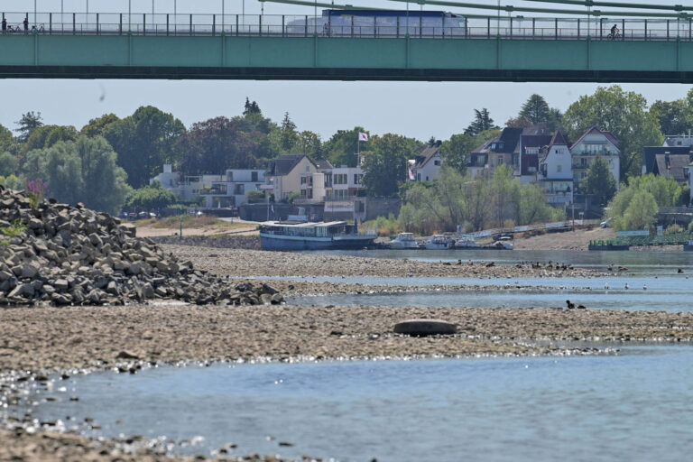 Niedrigwasser wird zum Marktfaktor
