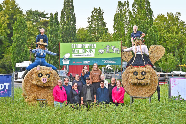 Strohpuppen im Jury-Check